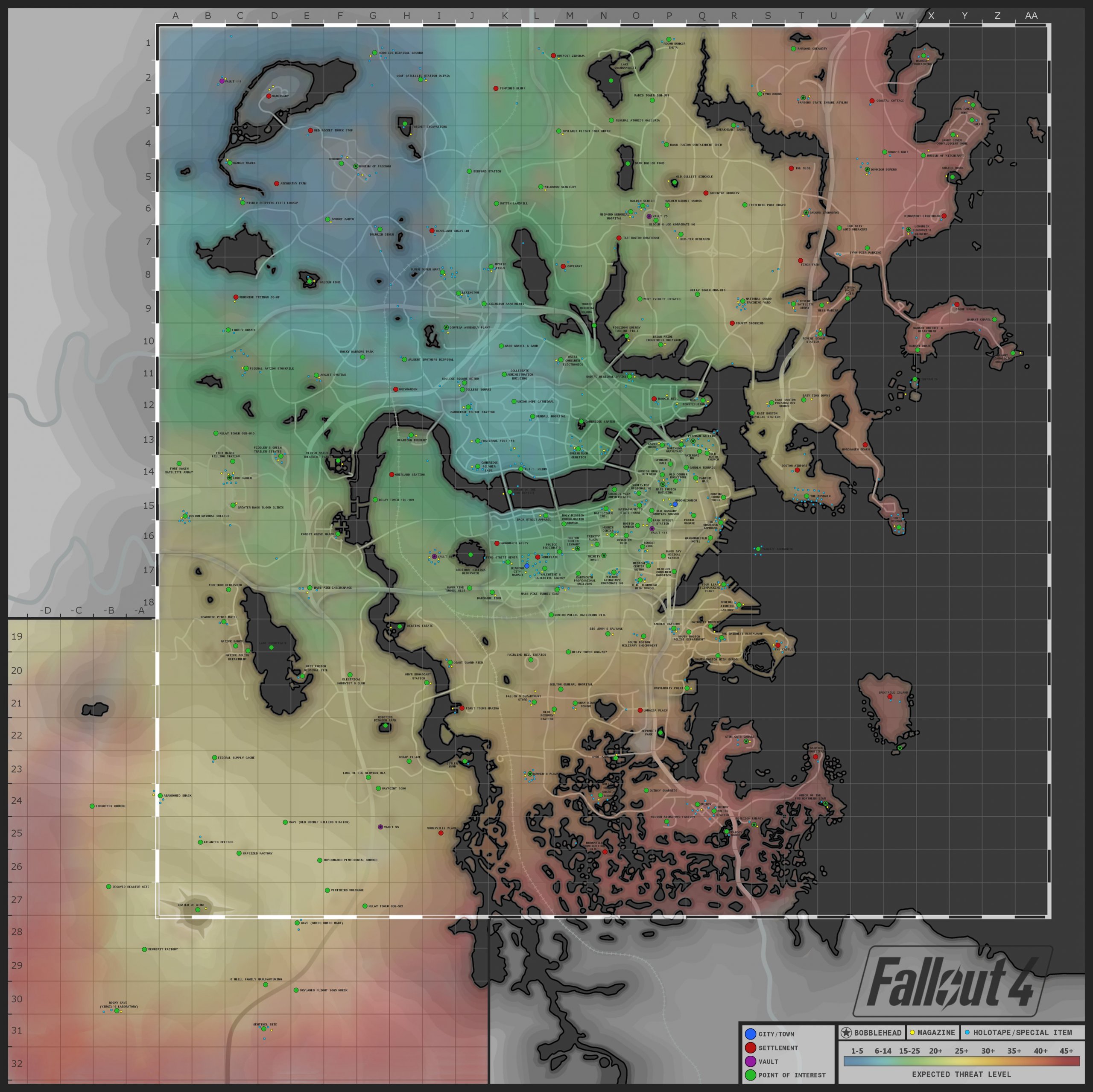 Карта Fallout 4