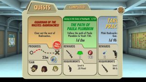 fallout shelter задания в обновлении 1.6 