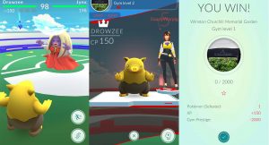 Pokemon go команды, Гимы, сражения