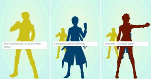 Три команды Pokémon Go