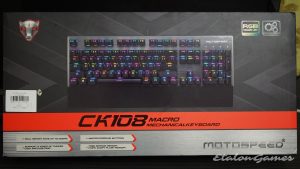 Передняя сторона упаковки Motospeed CK108