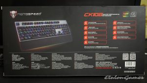 Обратная сторона упаковки Motospeed CK108
