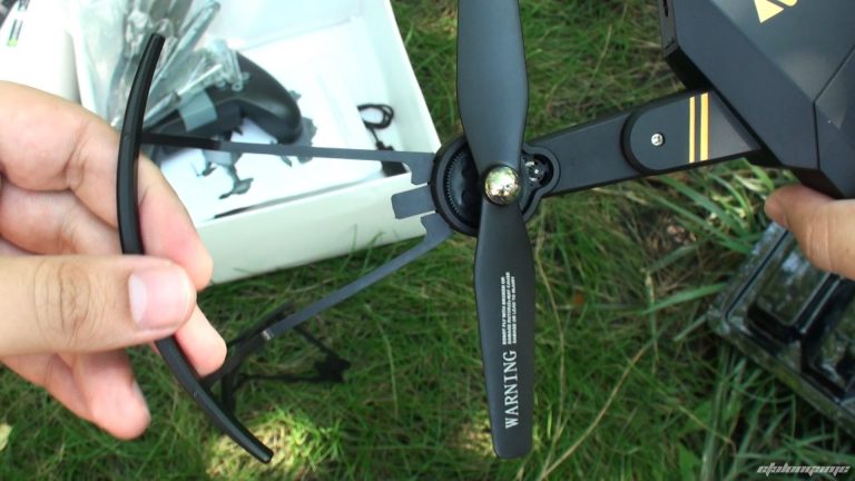 Зафиксированная защита лопастей VISUO XS809HW