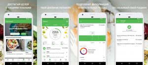 Runtastic Balance предназначено для подсчета калорий, отслеживания меню
