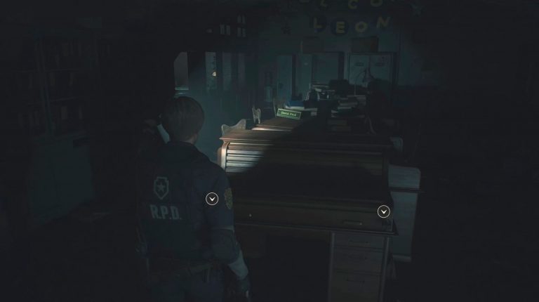 Стол леона resident evil 2 remake