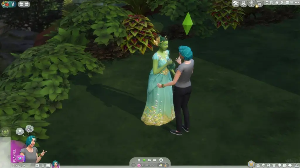 Die Sims 4: mutter natur und sim