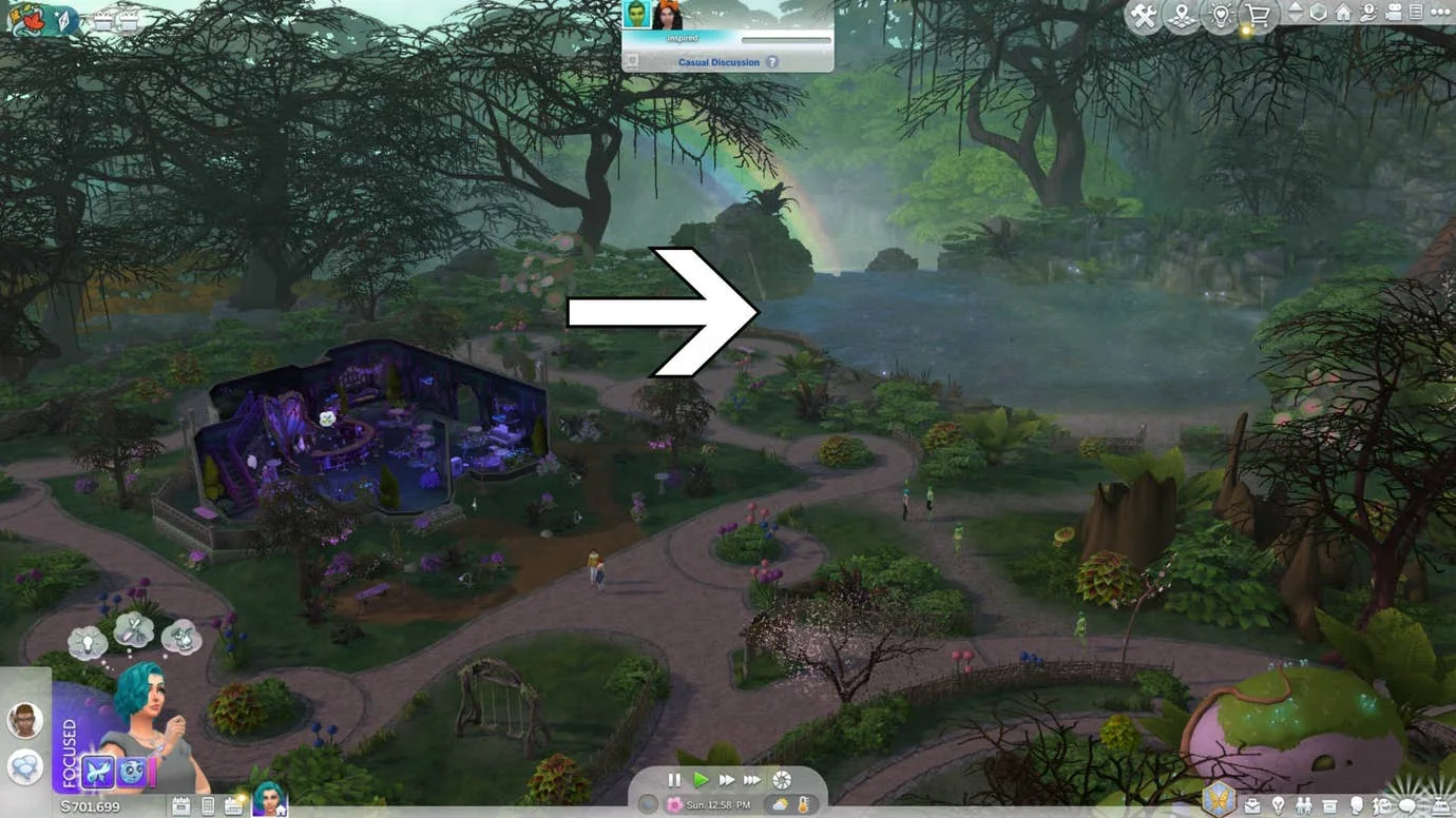 Sims 4 Mondlichtquellen Standort