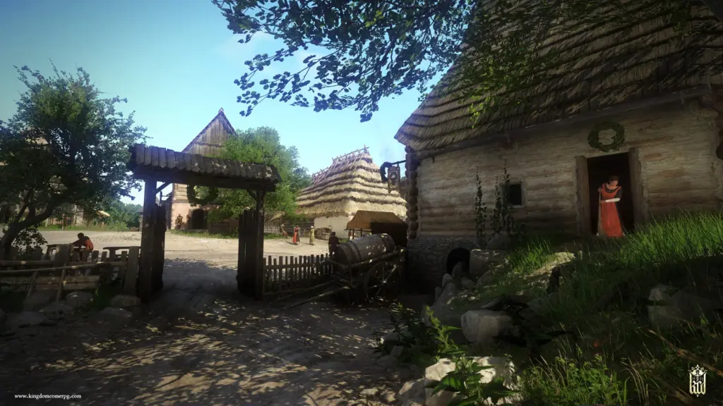 Kingdom Come: Deliverance: Hof eines Dorfhauses