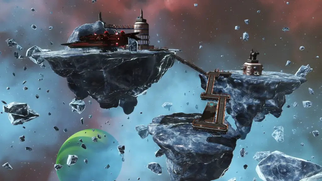No Man’s Sky: Gebäude auf schwebenden Inseln