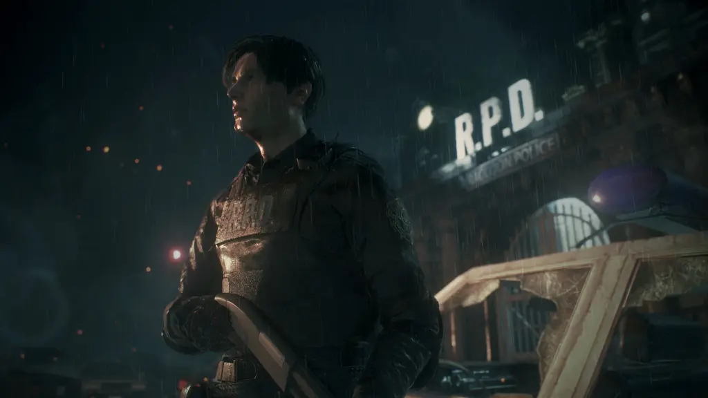 Resident Evil 2: Polizist vor dem Reviergebäude