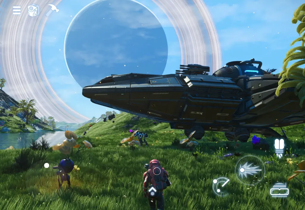 Offizieller Screenshot von No Man’s Sky auf dem iPad