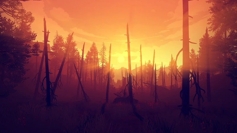 Скриншот игры Firewatch