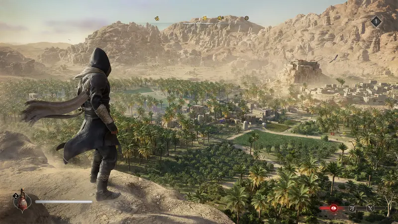 Assassin's Creed Mirage: Вид на зелёную долину