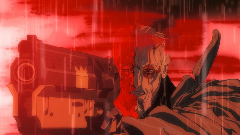 Уик Кингсли с оружием в официальном кадре Cyberpunk: Edgerunners 2
