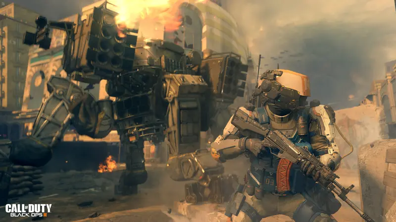 Call of Duty: Black Ops III: Солдат на разрушенной улице
