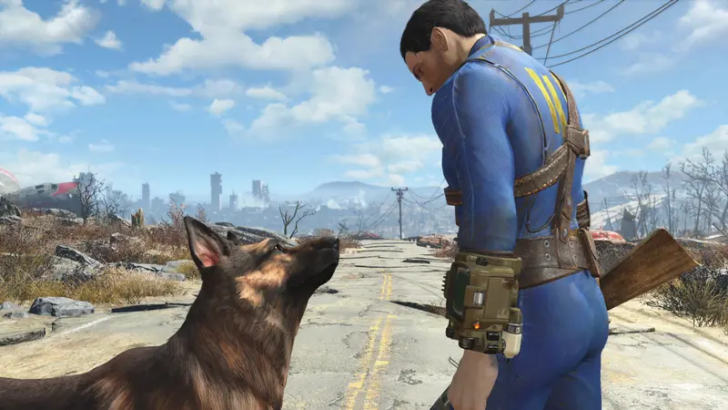 Fallout 4: Персонаж и собака