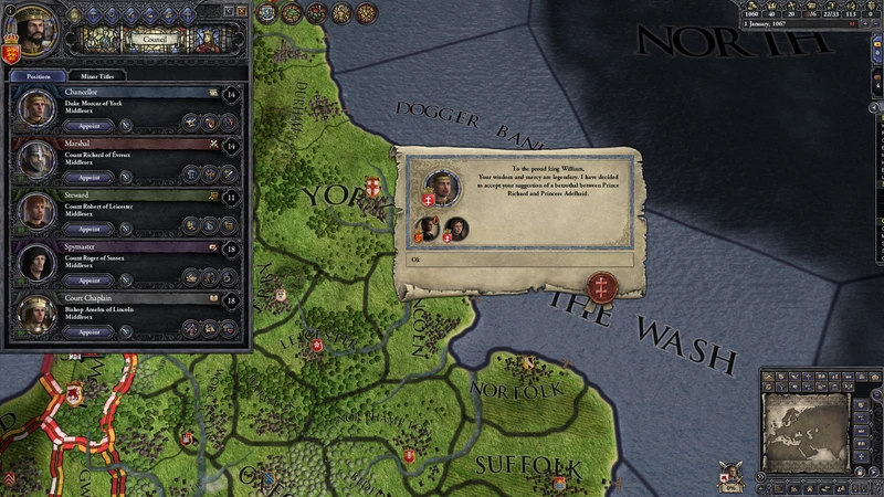 Скриншот игры Crusader Kings II