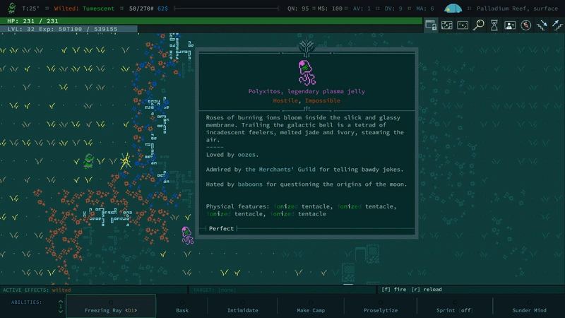 Caves of Qud: Диалог с легендарным существом — Caves of Qud