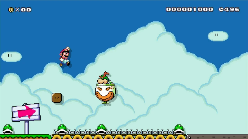 Скриншот игры Super Mario Maker