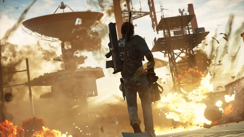 Just Cause 3: Взрыв на промышленной площадке