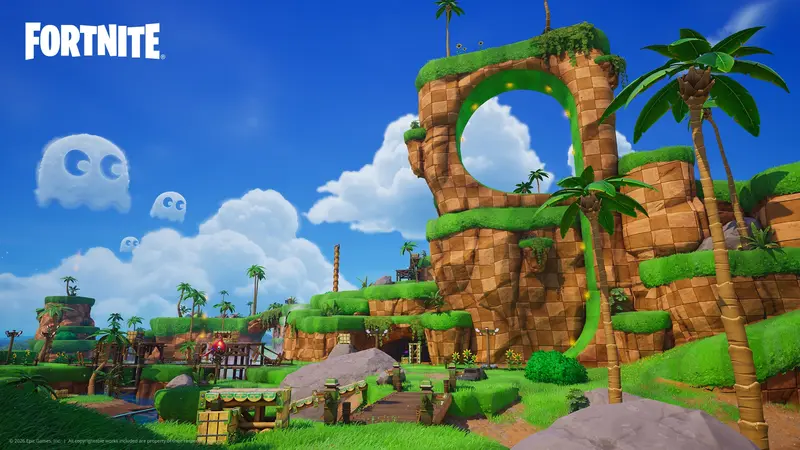 Fortnite: Зелёные холмы и золотое кольцо