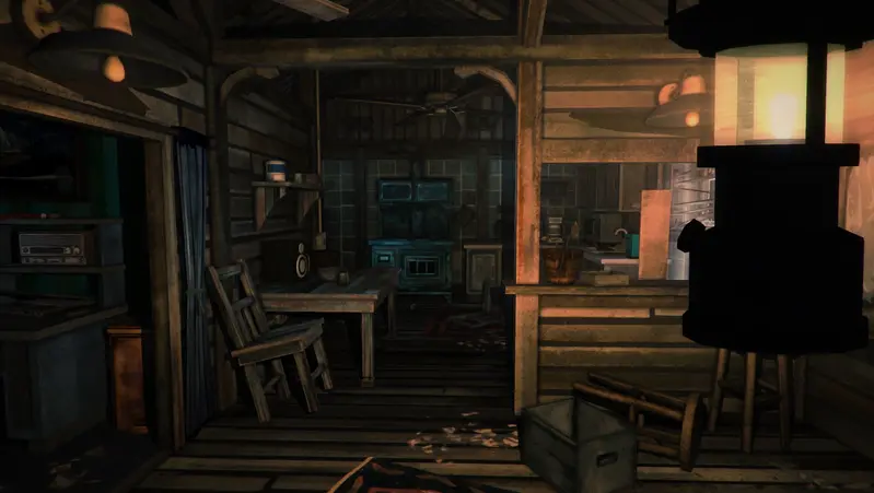 The Long Dark: Интерьер деревянного дома
