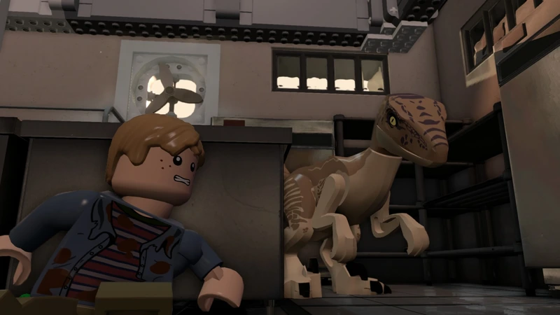 Скриншот игры LEGO Jurassic World