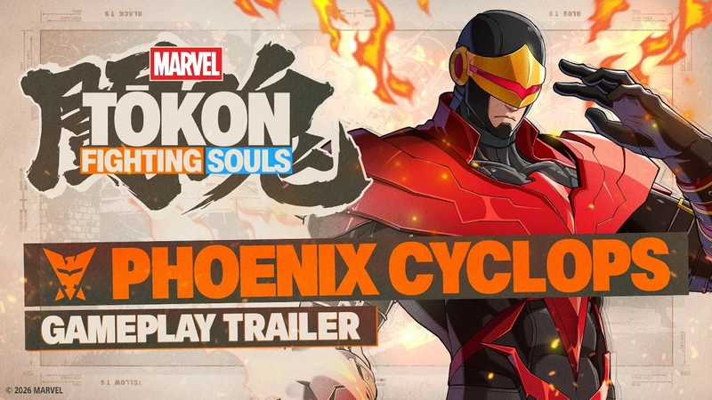 Циклоп с силой Феникса — первый DLC-боец MARVEL Tōkon: Fighting Souls