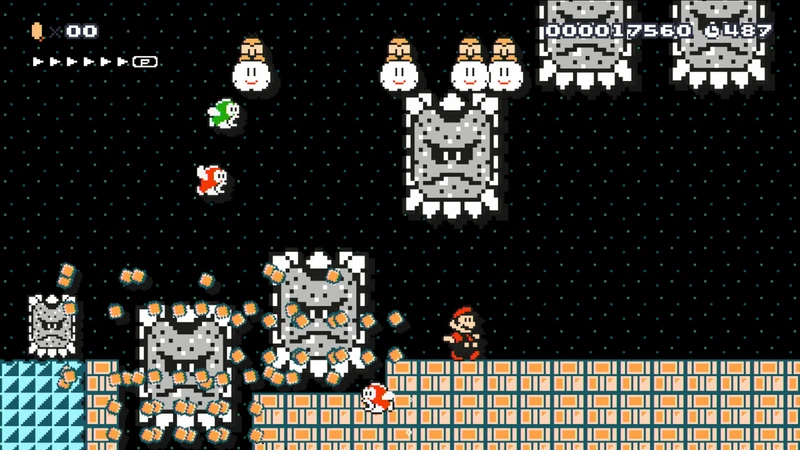 Скриншот игры Super Mario Maker