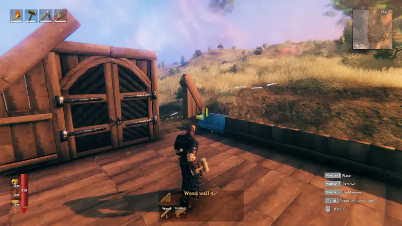 Valheim: Bau eines Holzhauses