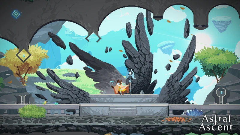 Пиксельный мир Astral Ascent — официальный игровой кадр
