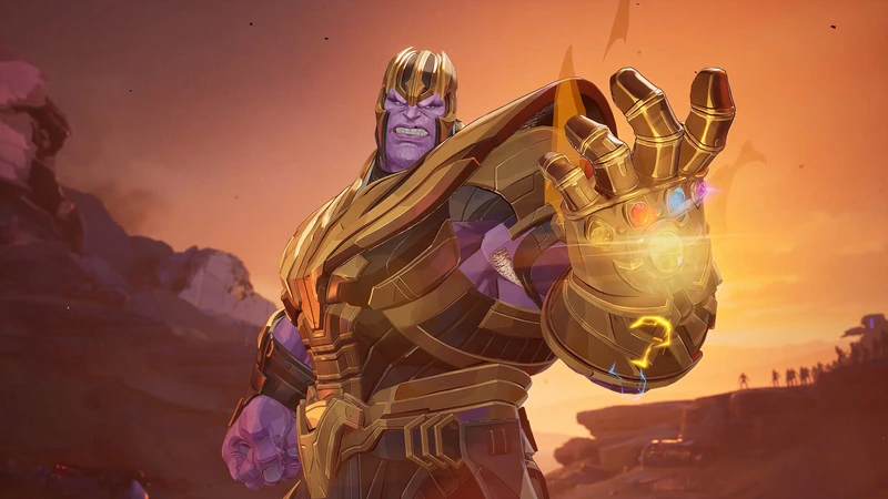 Танос с Перчаткой бесконечности в Marvel Rivals