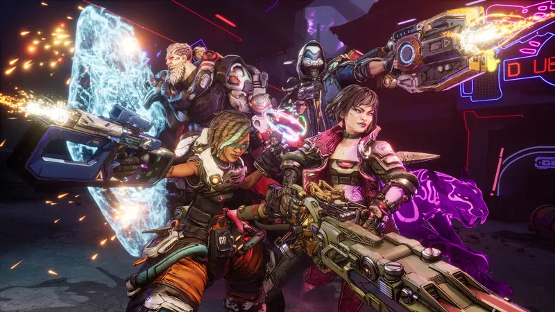 Borderlands 4: Команда вооружённых персонажей