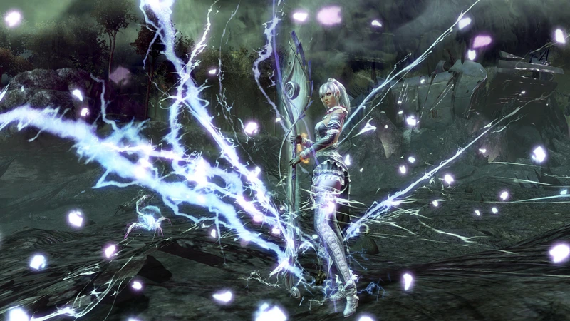 Guild Wars 2: Участник сражения среди электрических разрядов