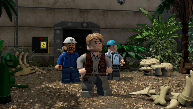 Скриншот игры LEGO Jurassic World