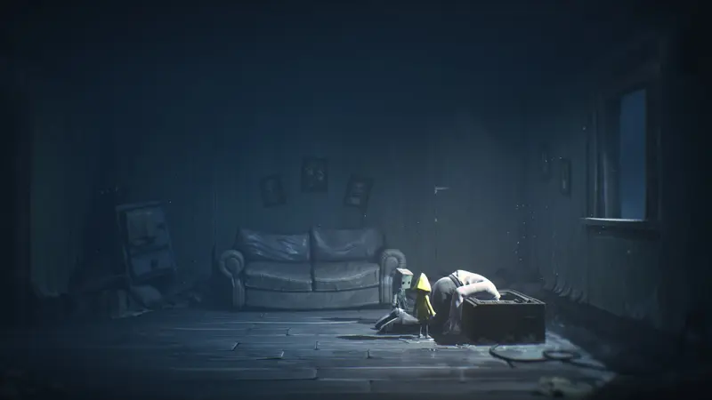 Little Nightmares 2: Дети возле старого дивана