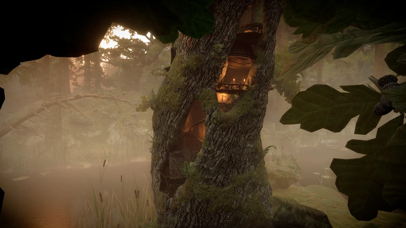 Trollheim: Gnomes: Дом среди ветвей дерева в Trollheim: Gnomes