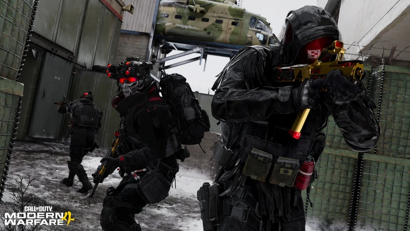 Бойцы на обновлённой карте Shoot House в Modern Warfare 4