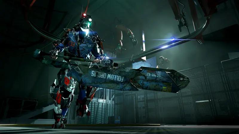The Surge: Бронированный боец в помещении