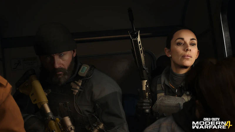 Captain Price und Valeria in einem Auto in Modern Warfare 4