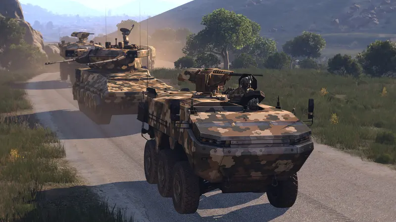 Arma 3: Колонна бронетехники