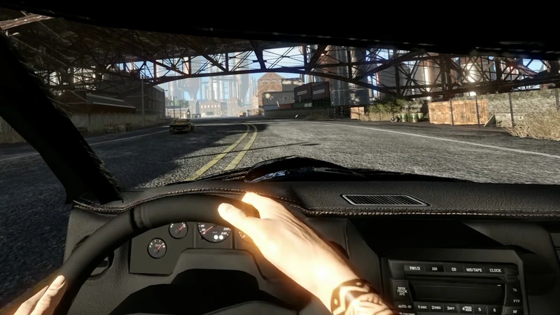 Гоночная трасса через склад в FlatOut 4: Total Insanity VR