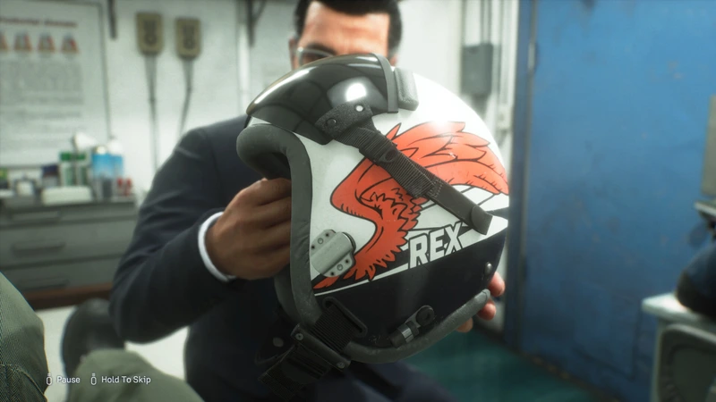 Ace Combat 8: Wings of Theve: Пилот со шлемом REX