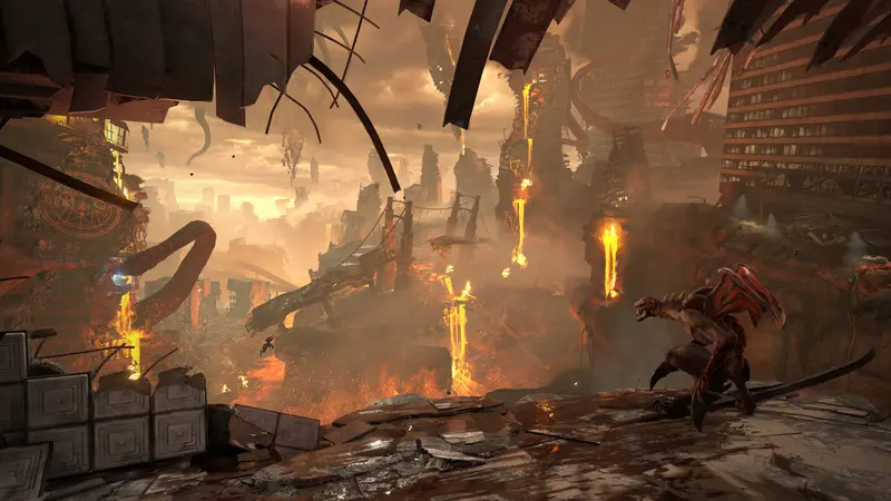 Doom Eternal: Разрушенный город