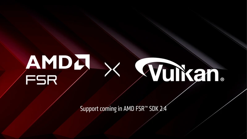 Слайд AMD: поддержка Vulkan заявлена для будущего FSR SDK 2.4