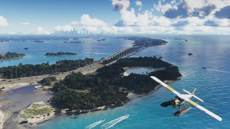 GTA 6: Гидросамолёт над островами Леонида-Кис