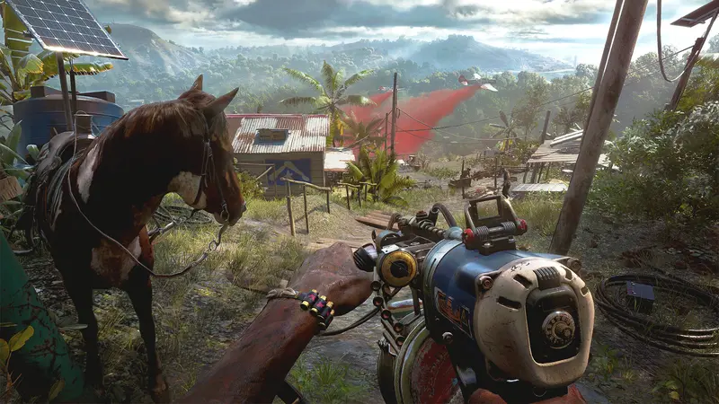Far Cry 6: Бой рядом с лошадью