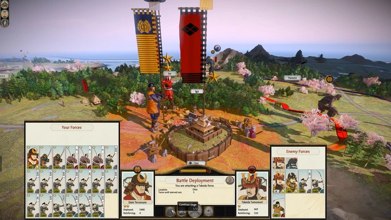 Total War: SHOGUN 2 — Complete Edition: Подготовка армий к битве