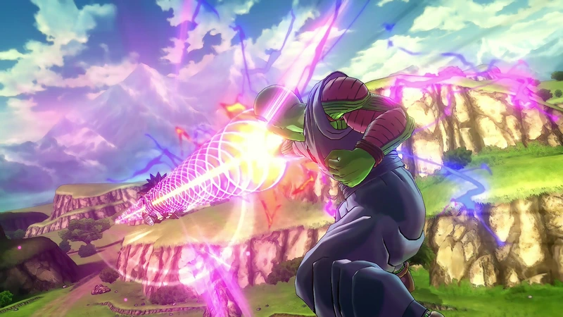 Dragon Ball Xenoverse 2: Пикколо выпускает энергетическую атаку в Dragon Ball Xenoverse 2