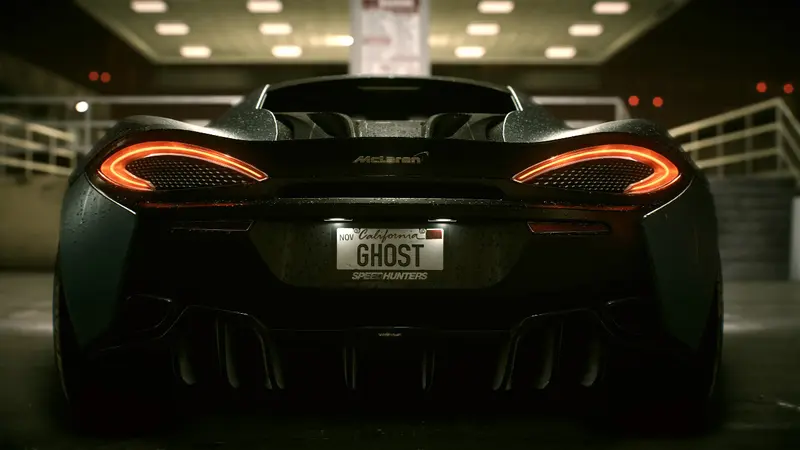 Need for Speed (2015): Спортивный автомобиль сзади